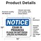 Signmission Exam In Progress Please Do Not Enter Unless OSHA Notice Sign, Vinyl Decal, 14in W x 10in L, 2PK OS-2PACK-NS-D-1014-L-12204 - alternate 2